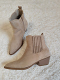 Bottines beige