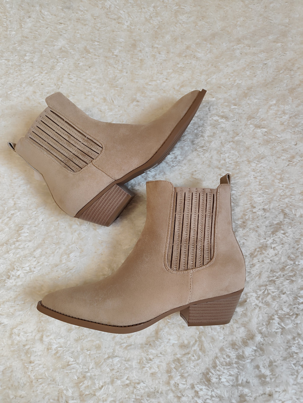 Bottines beige