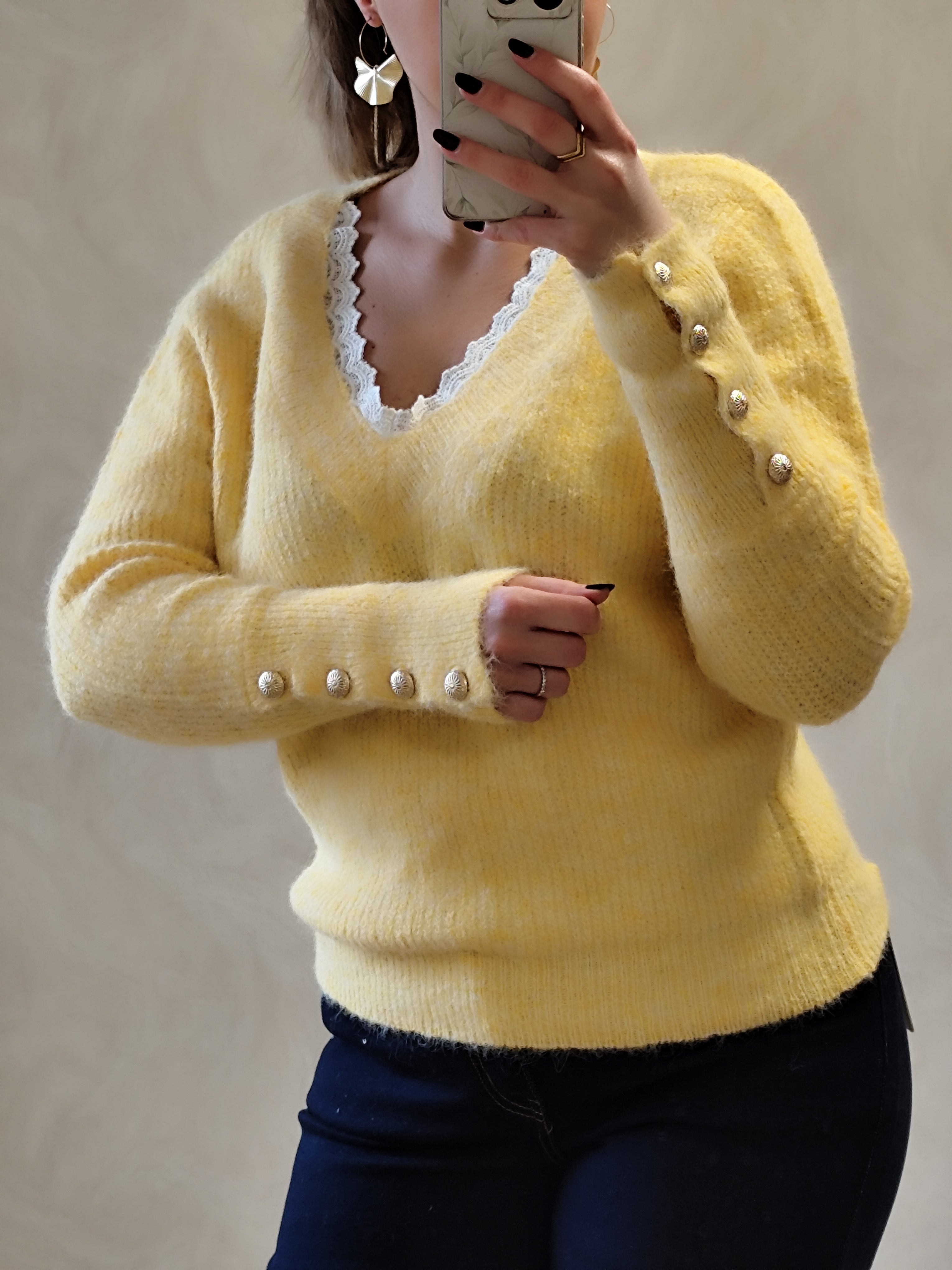 Pull Jaune