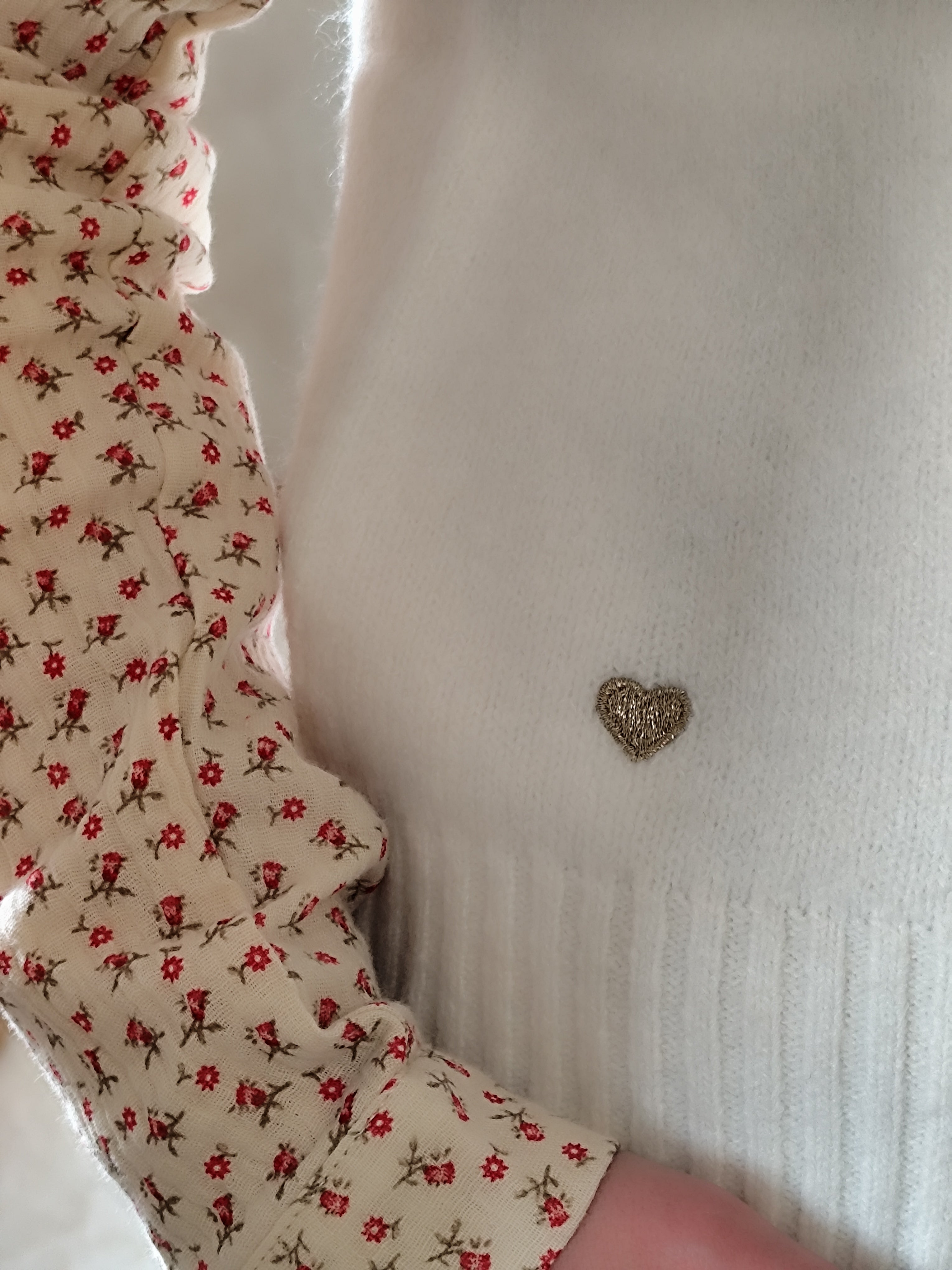 Pull sans manche blanc
