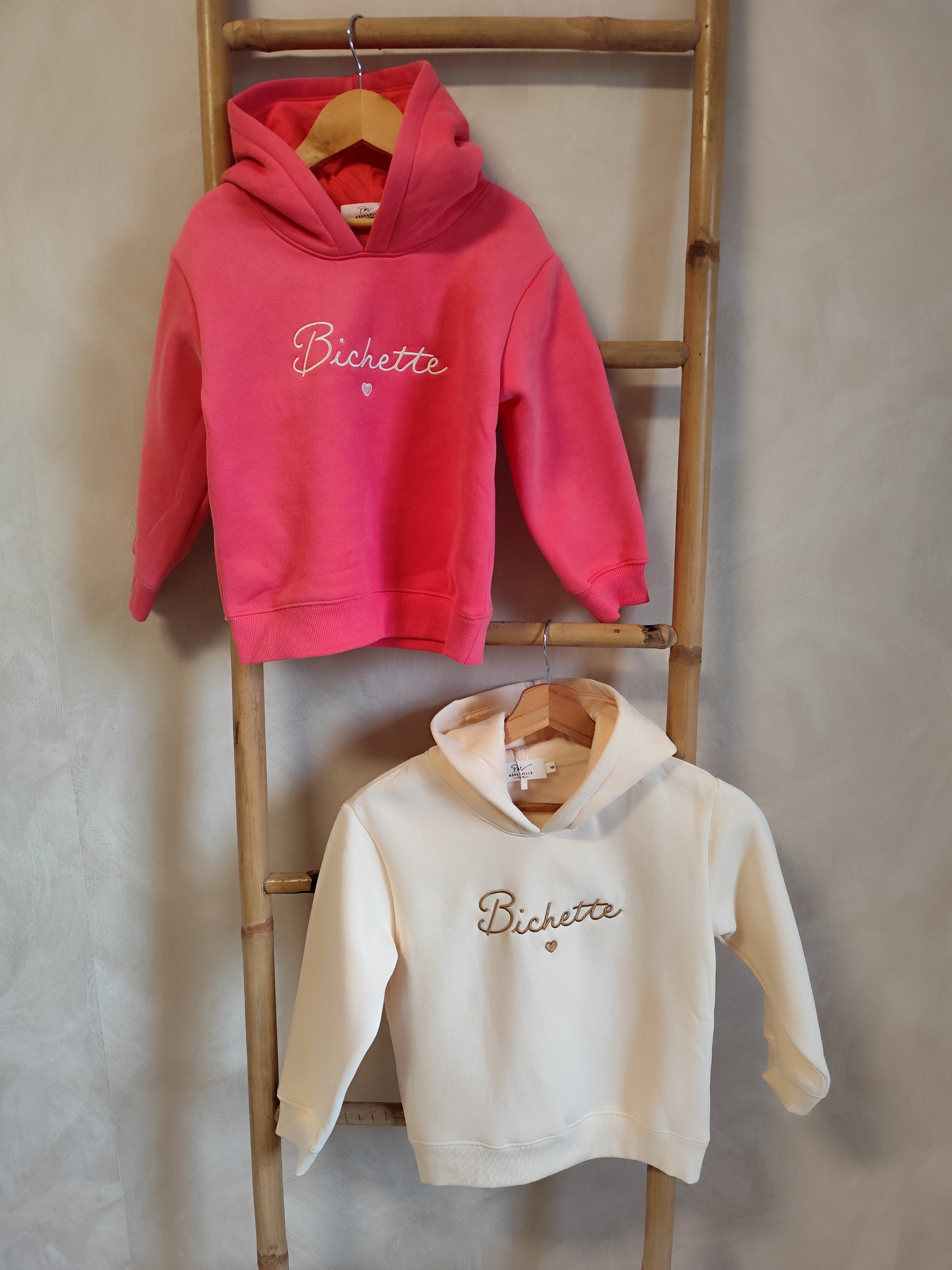 Sweat Bichette rose enfant