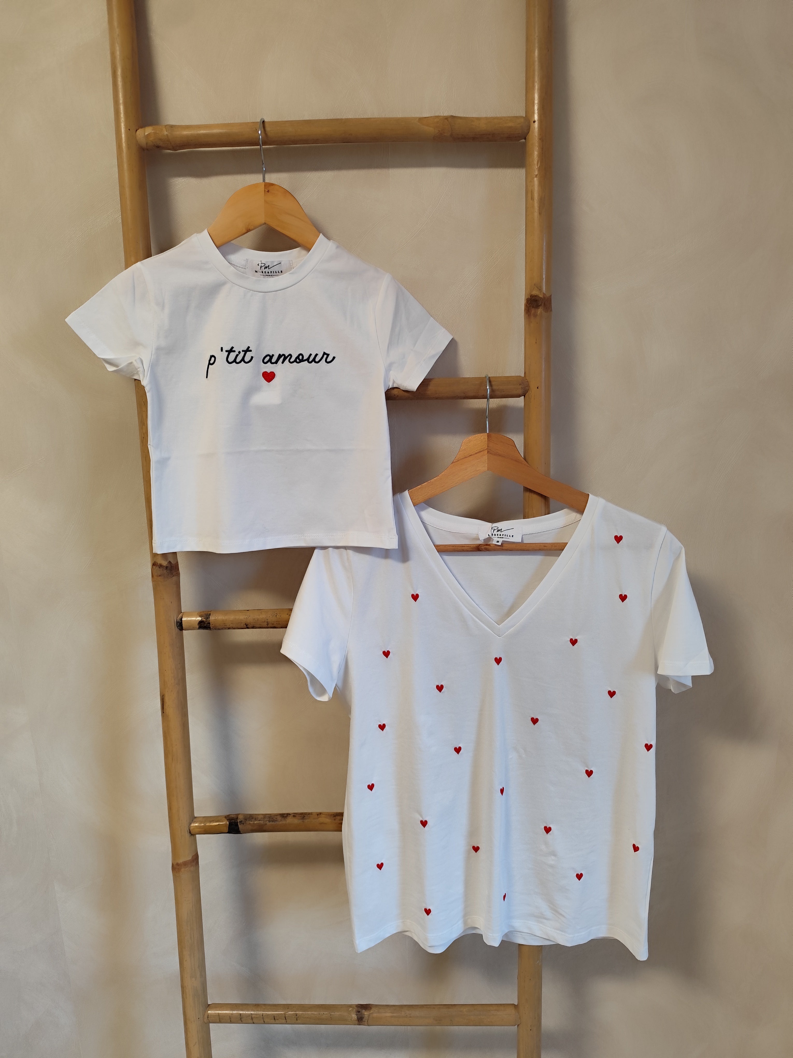 T-Shirt blanc P'tit Amour