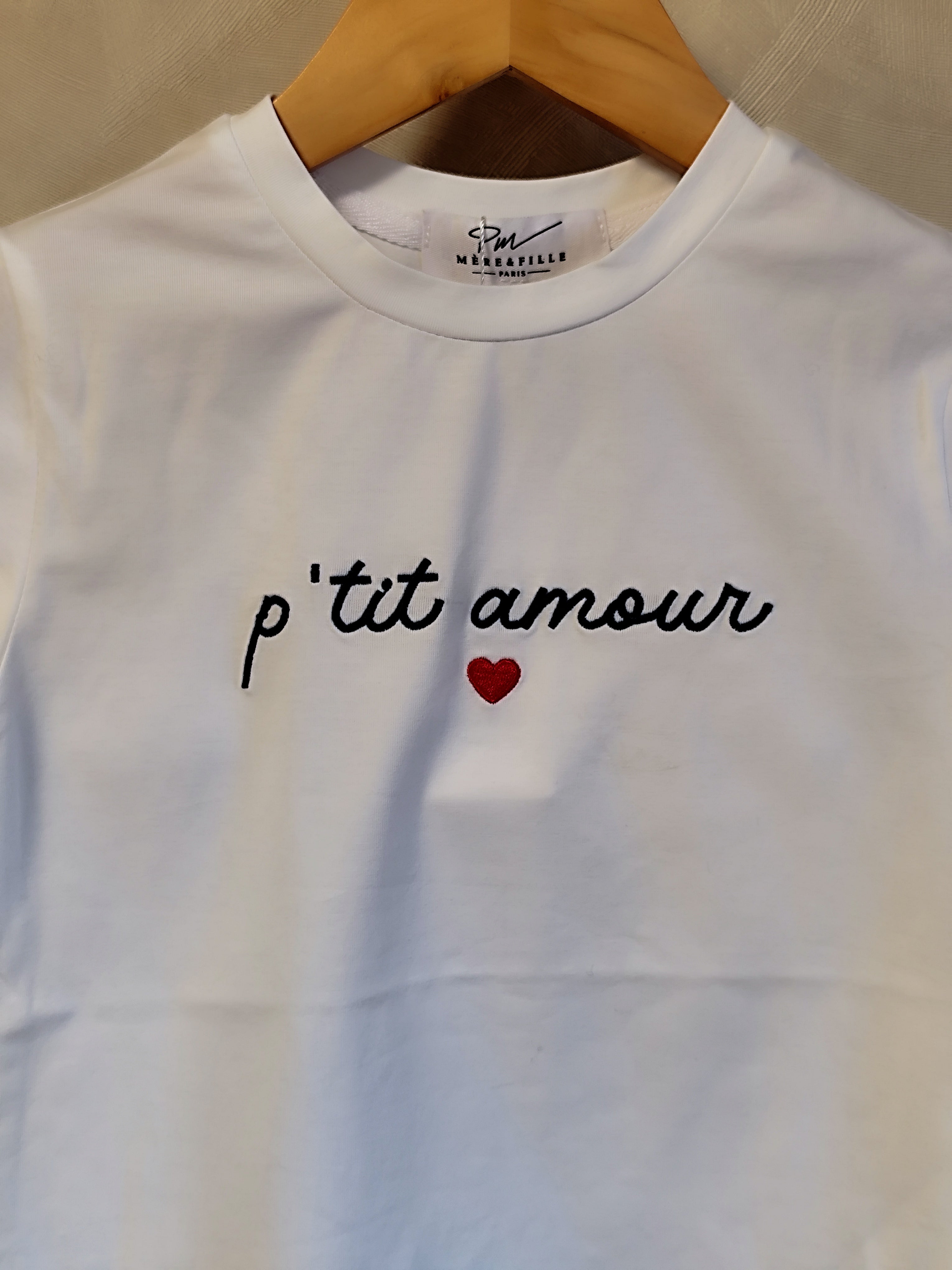 T-Shirt blanc P'tit Amour