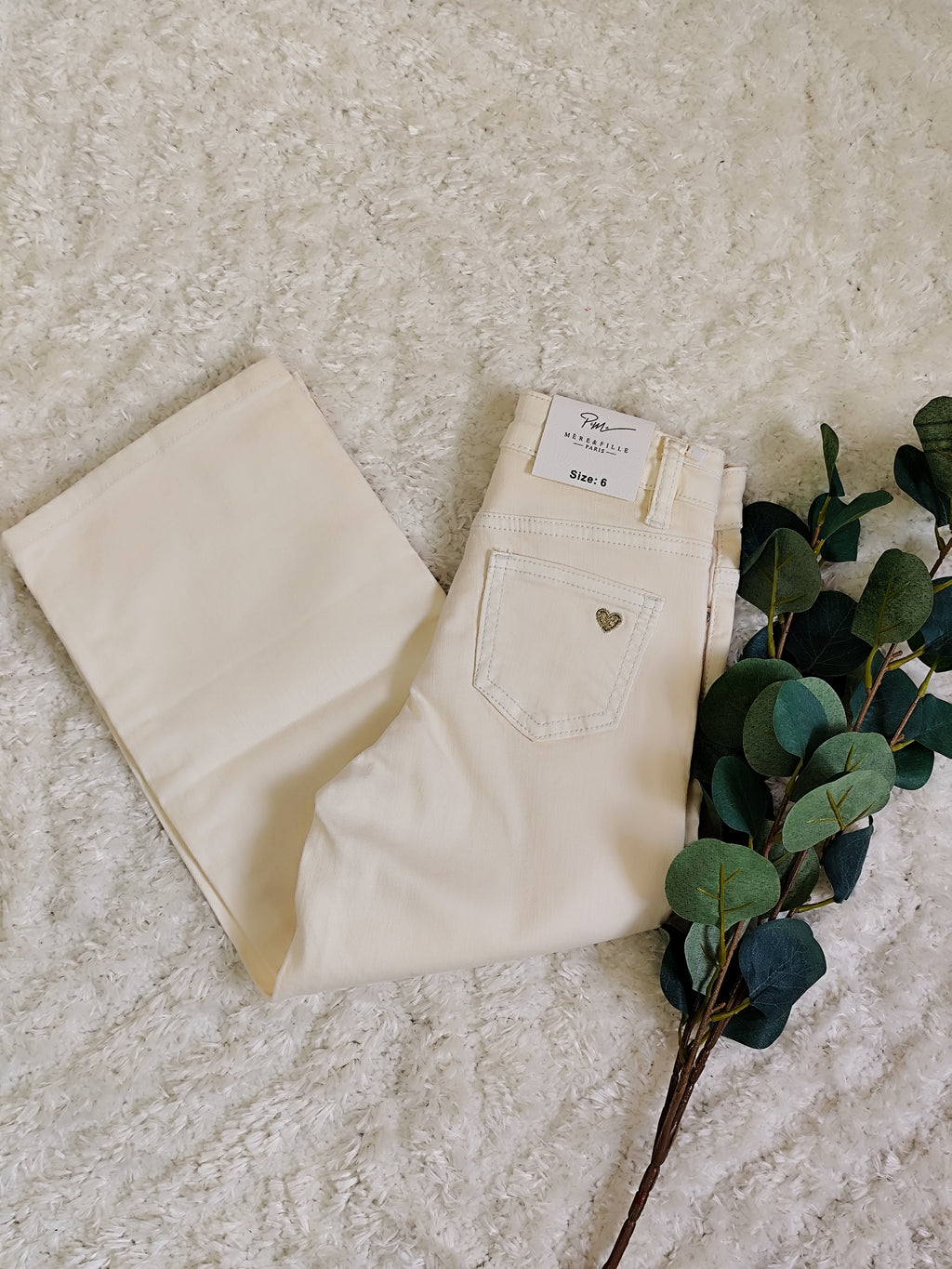 Jean beige enfant