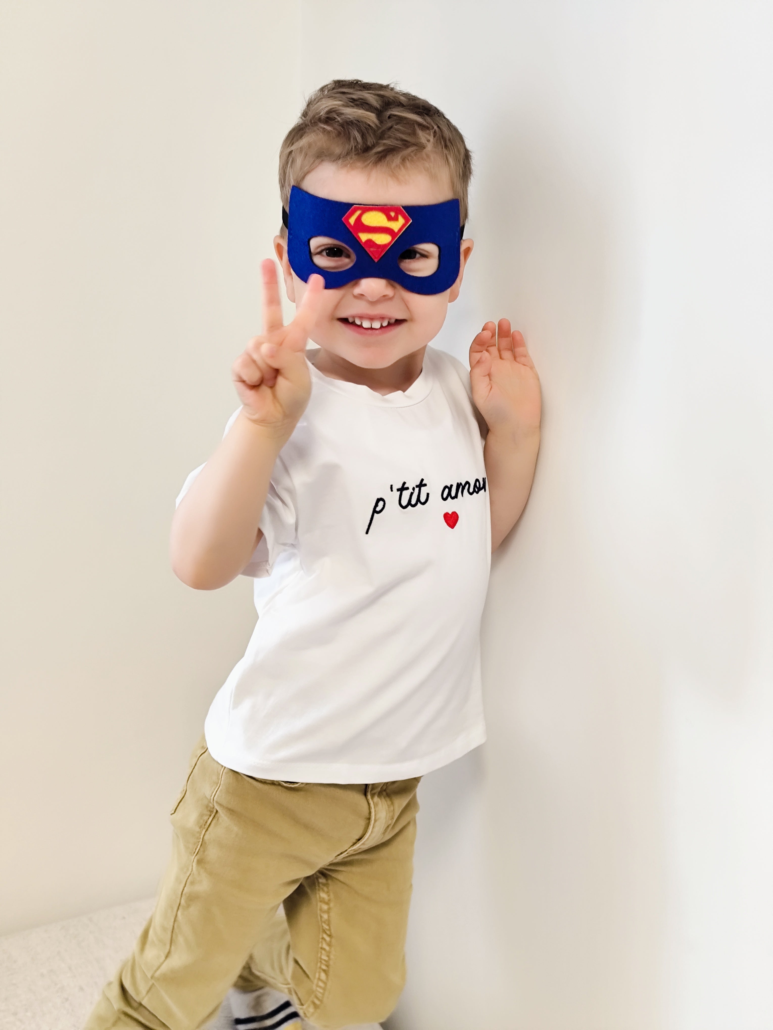 T-Shirt blanc P'tit Amour mixte