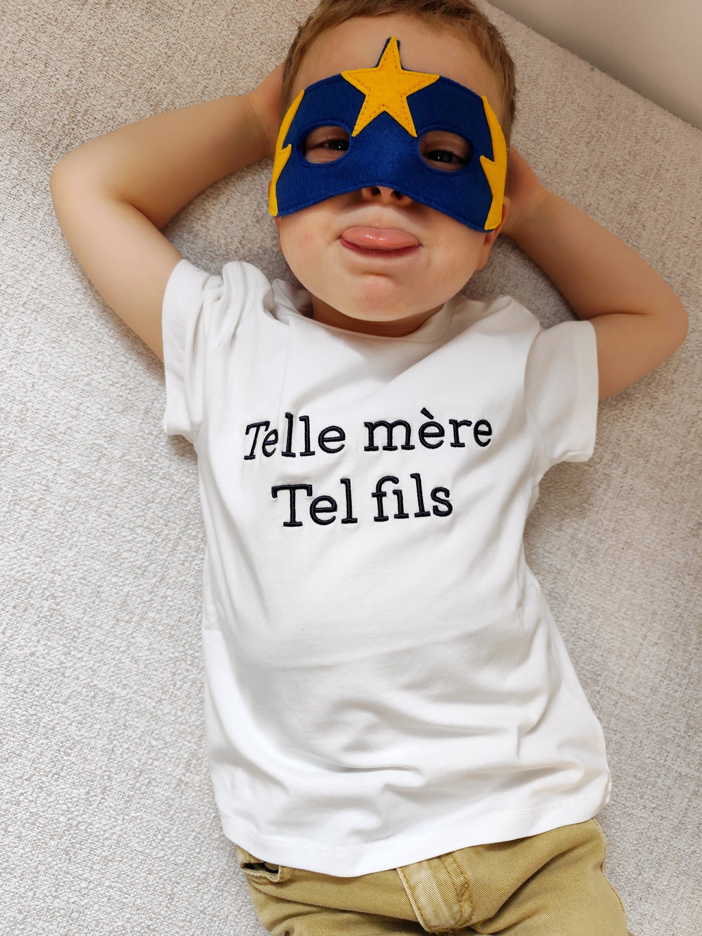T-shirt telle mère tel fils enfant