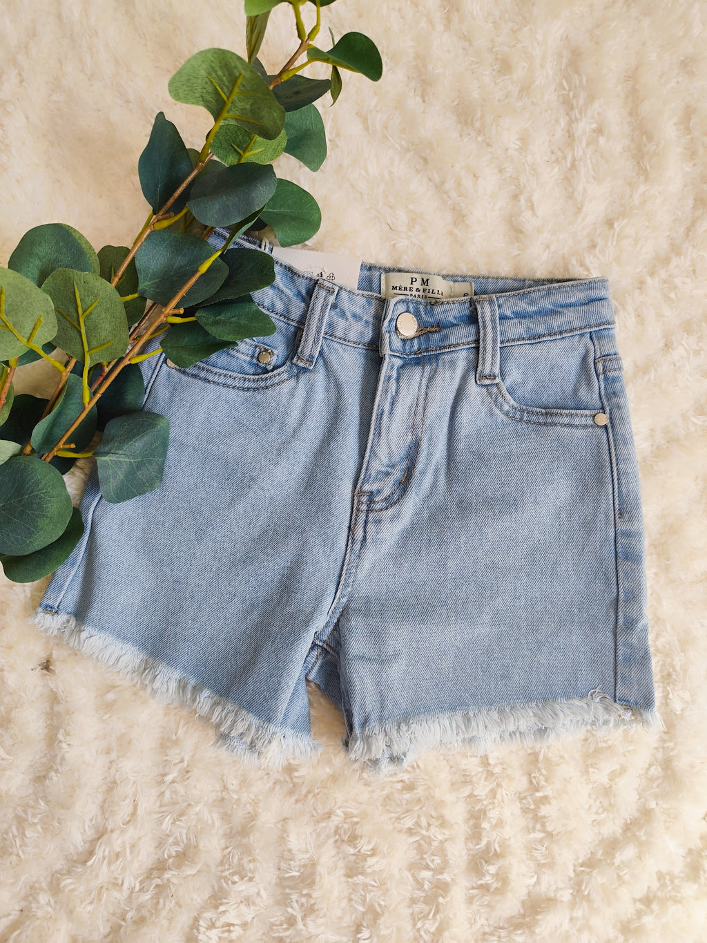 Short en jean enfant