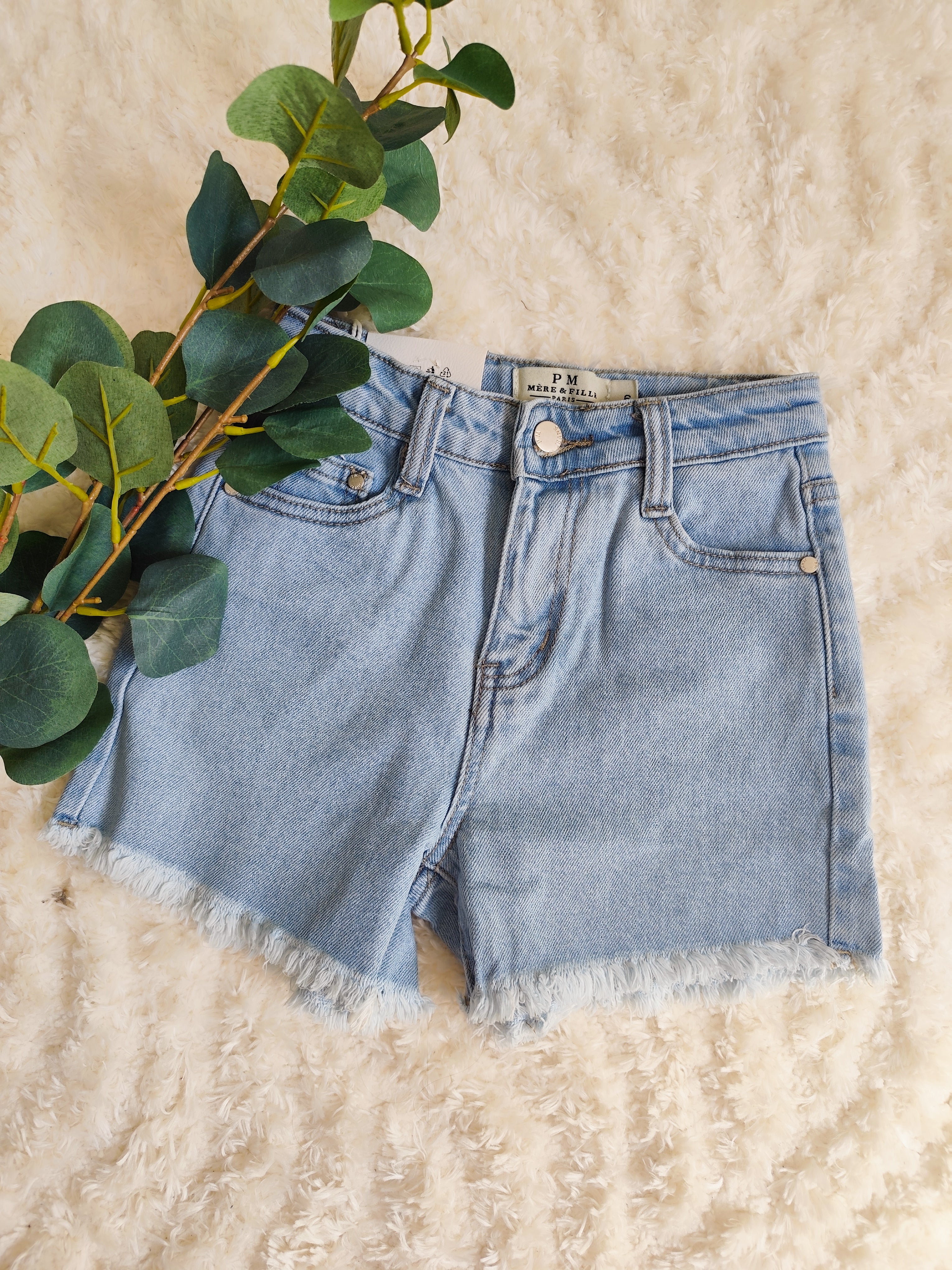 Short en jean enfant