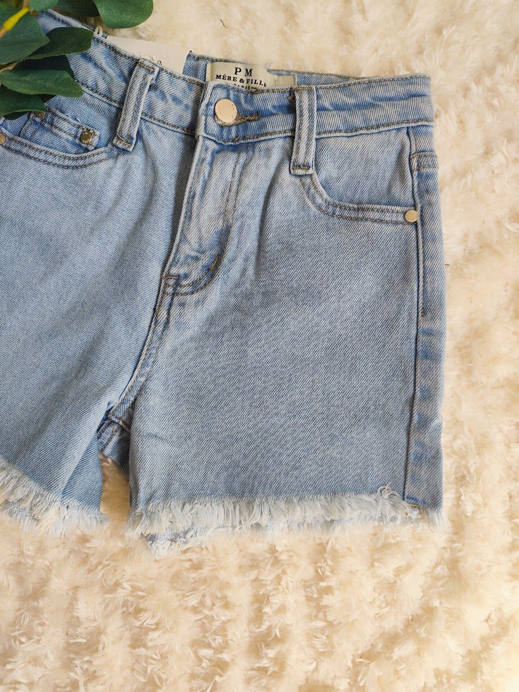 Short en jean enfant