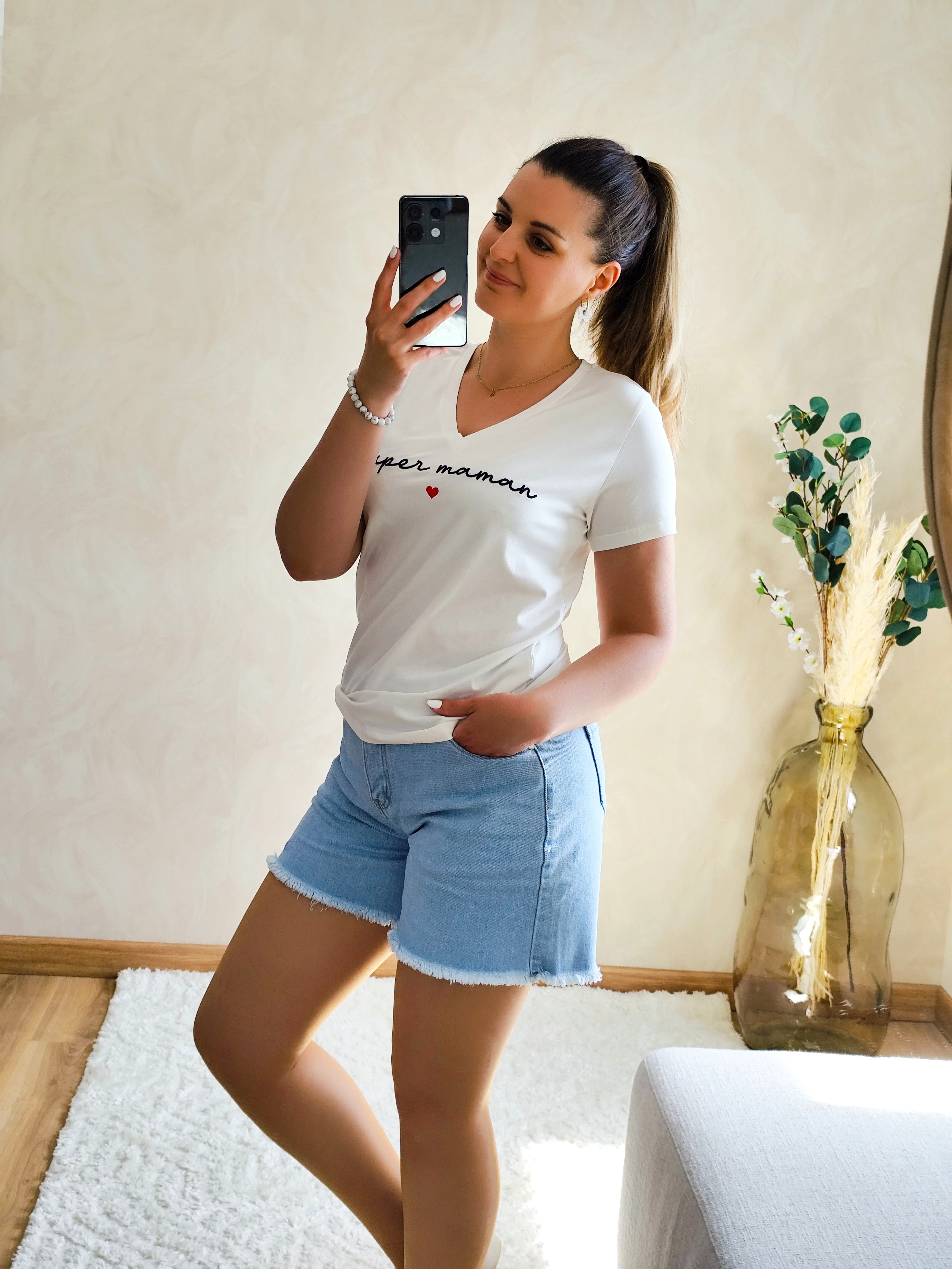 Short en jean