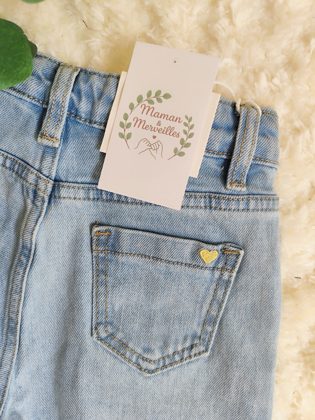 Short en jean enfant