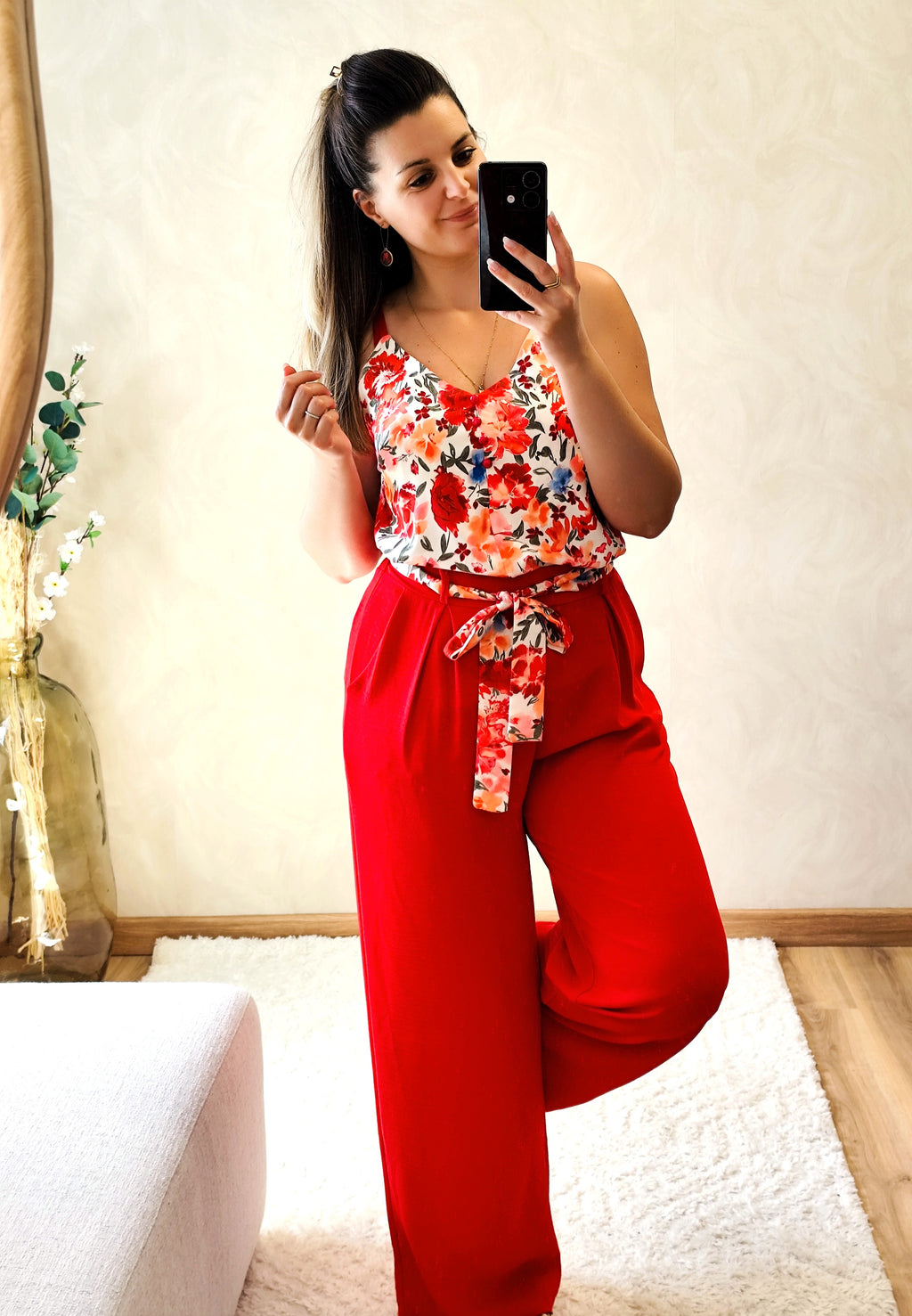 Top Victoria rouge