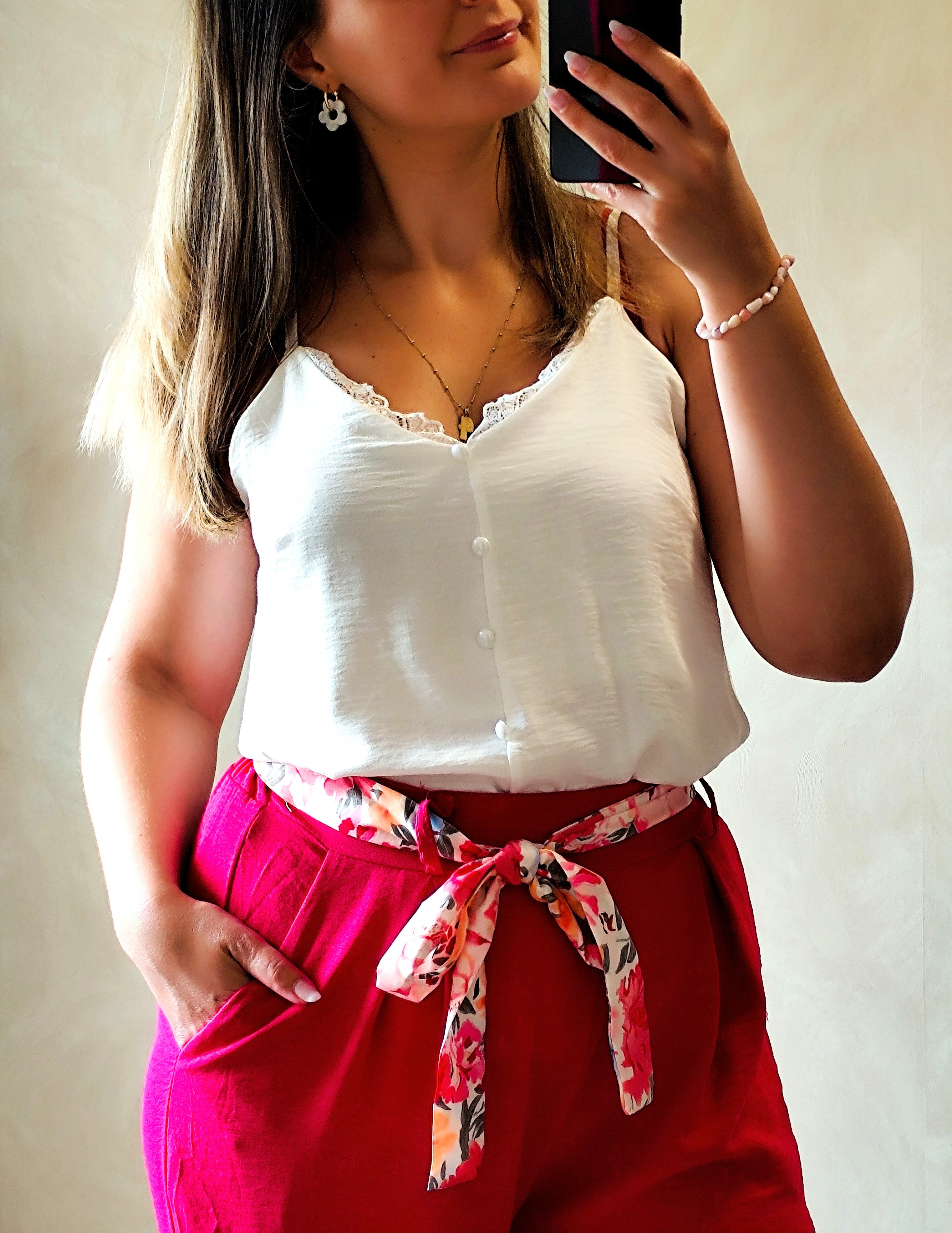 Top Emma blanc