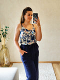 Top Victoria bleu marine