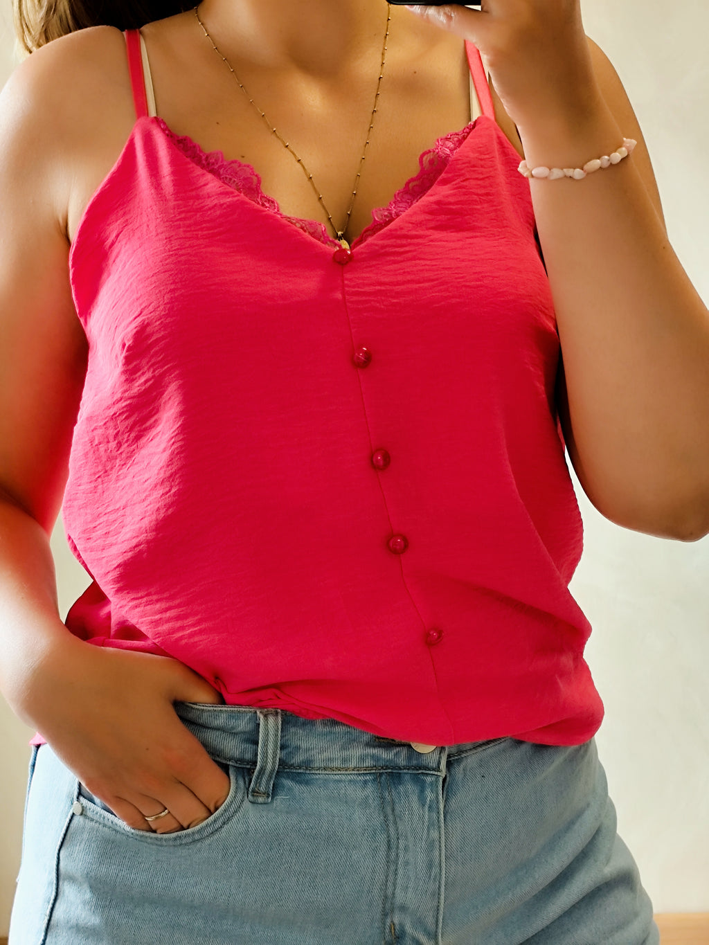 Top Emma fuchsia