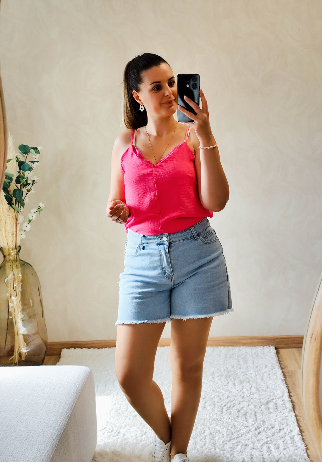 Top Emma fuchsia