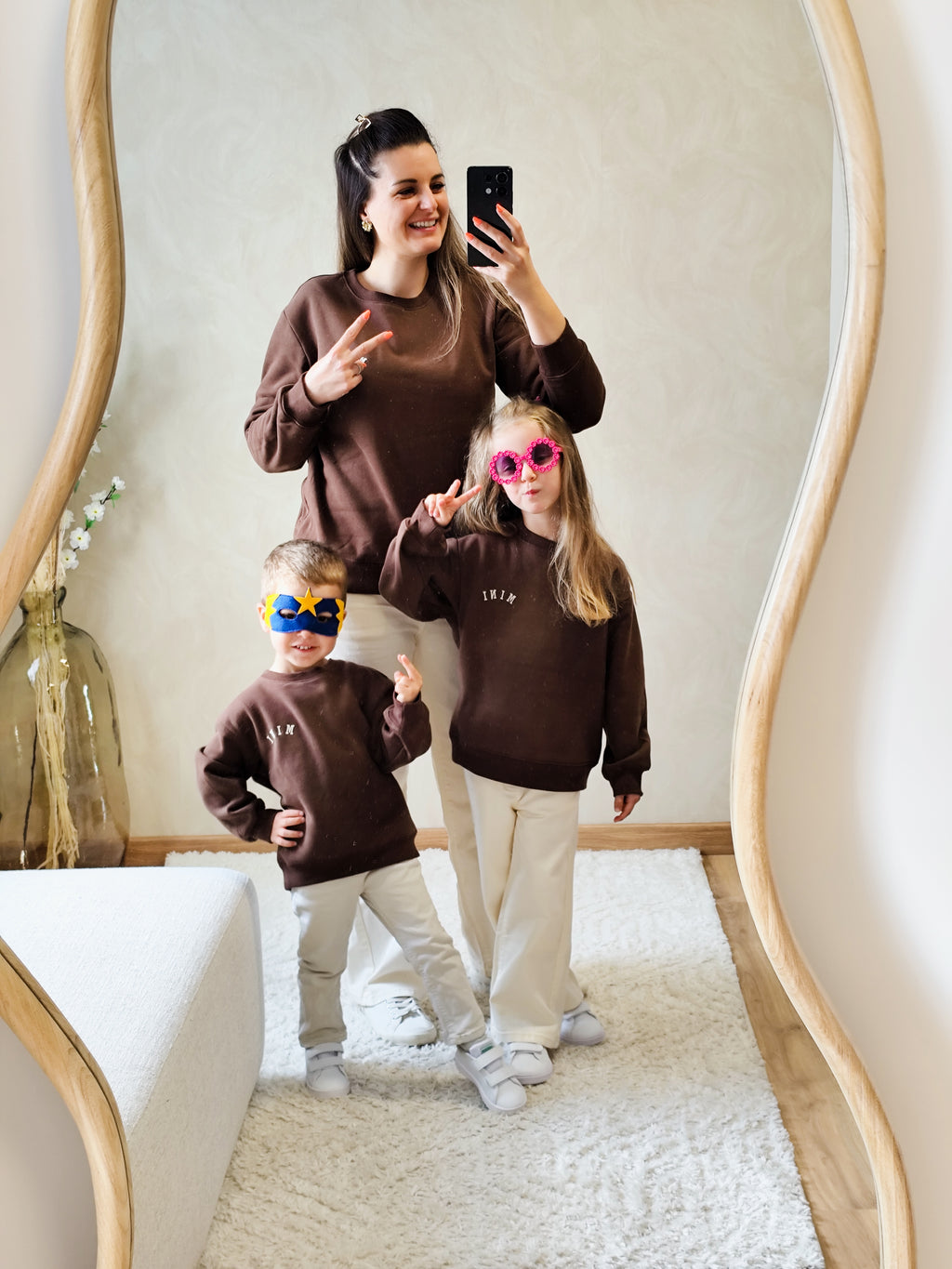 🤎 Pull Charlie MINI – Chocolat