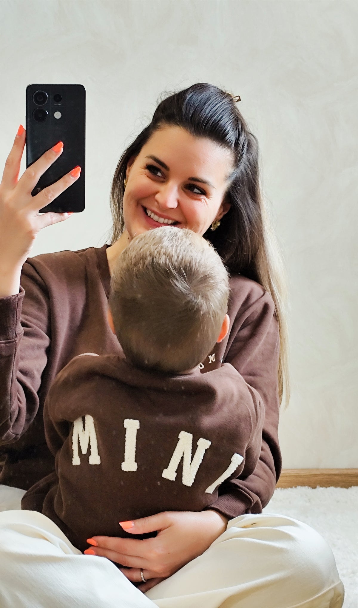 🤎 Pull Charlie MINI – Chocolat