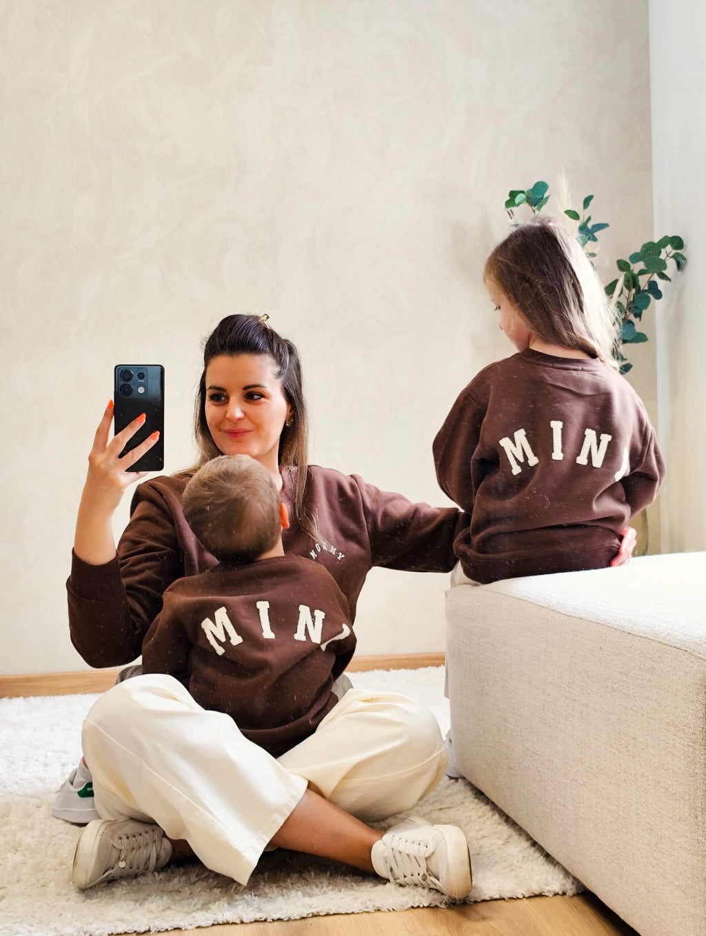 🤎 Pull Charlie MINI – Chocolat