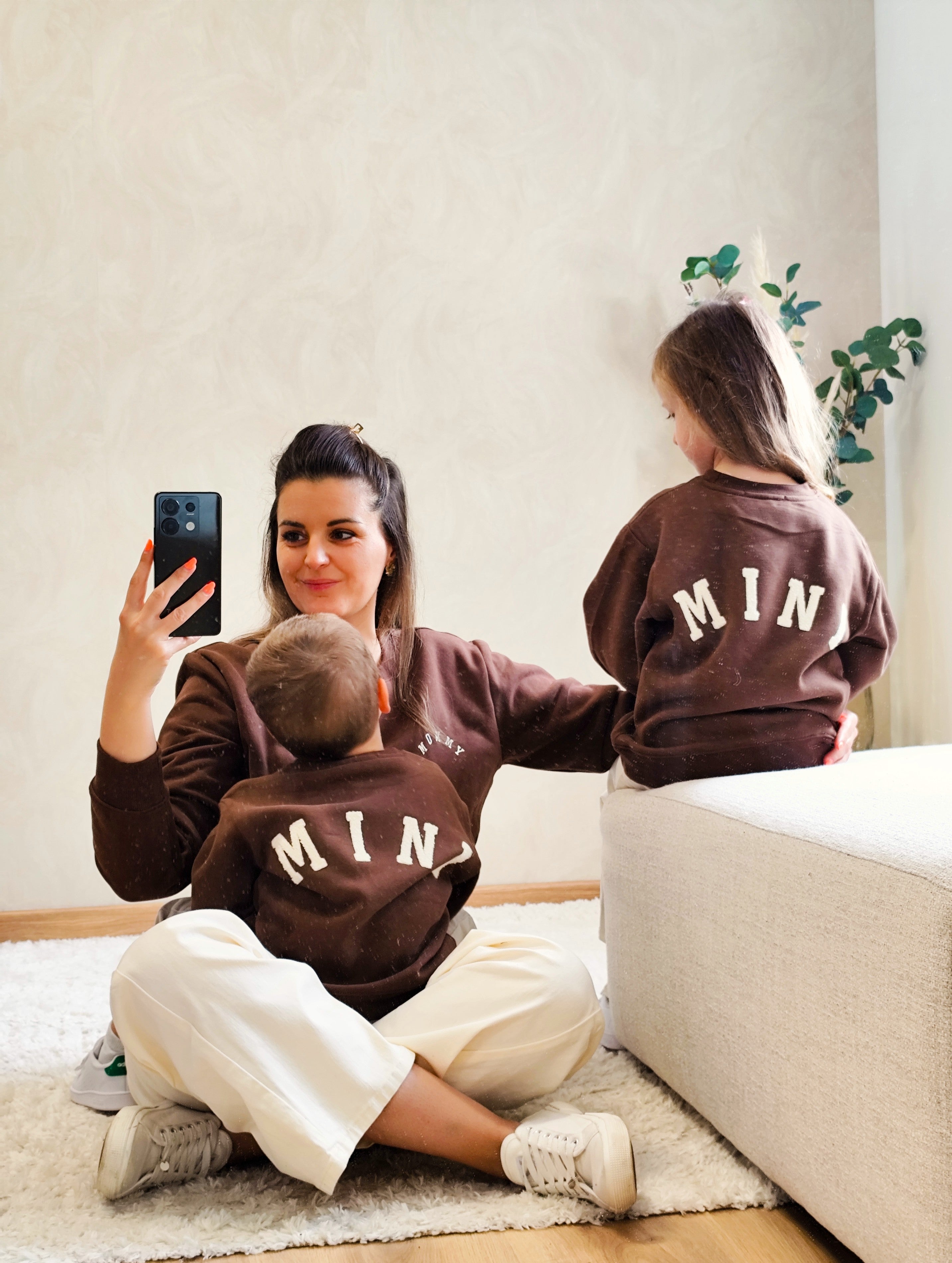 🤎 Pull Charlie MINI – Chocolat