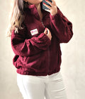🍷 Veste polaire Léna – Bordeaux