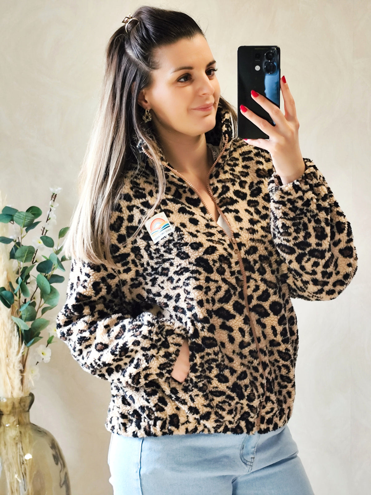 🐆 Veste polaire Marceau – Léopard