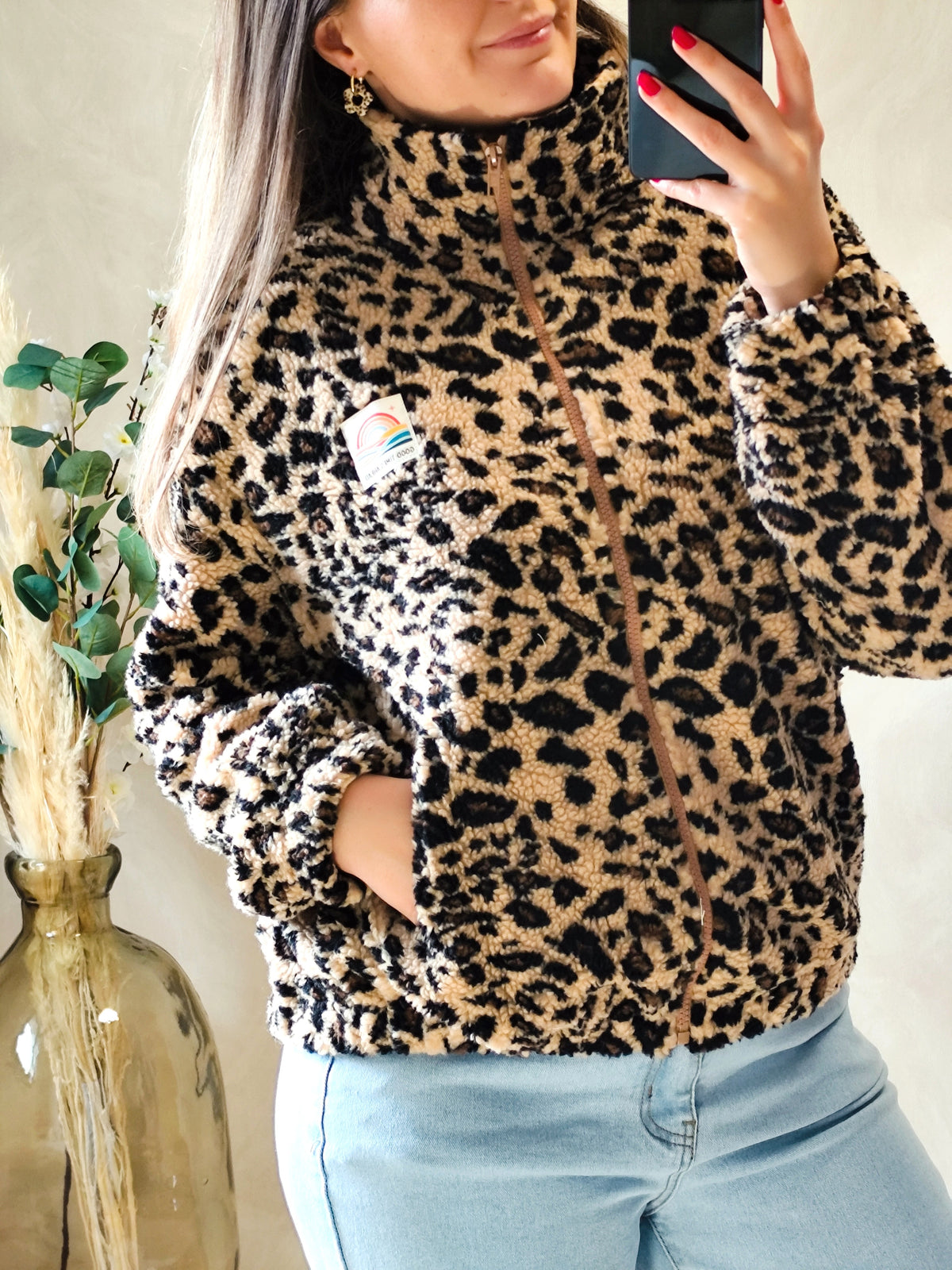 🐆 Veste polaire Marceau – Léopard
