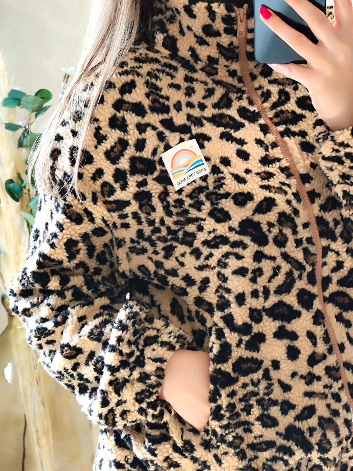 🐆 Veste polaire Marceau – Léopard
