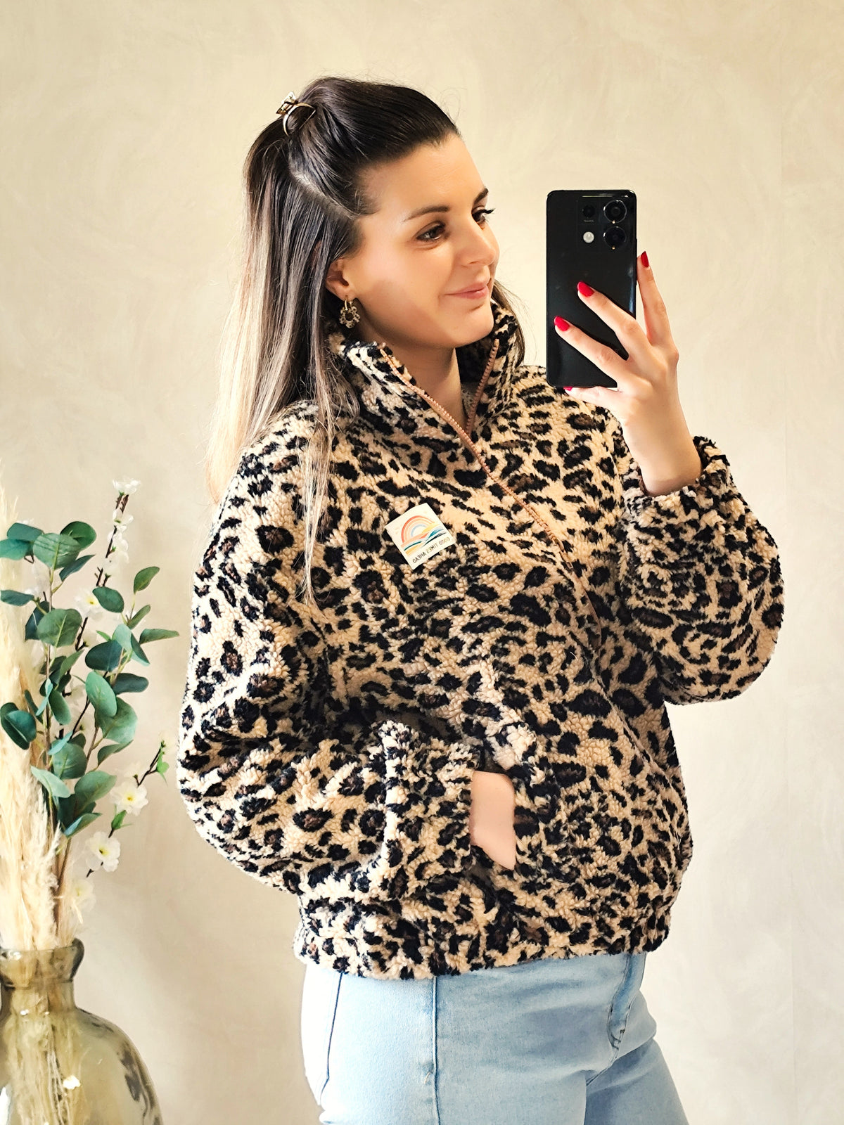 🐆 Veste polaire Marceau – Léopard