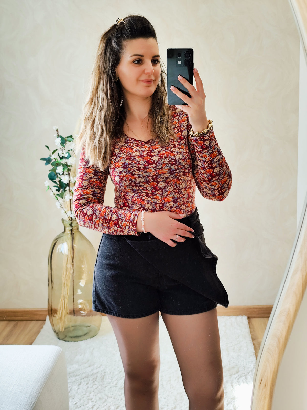 🖤 Jupe short Jade – Noire