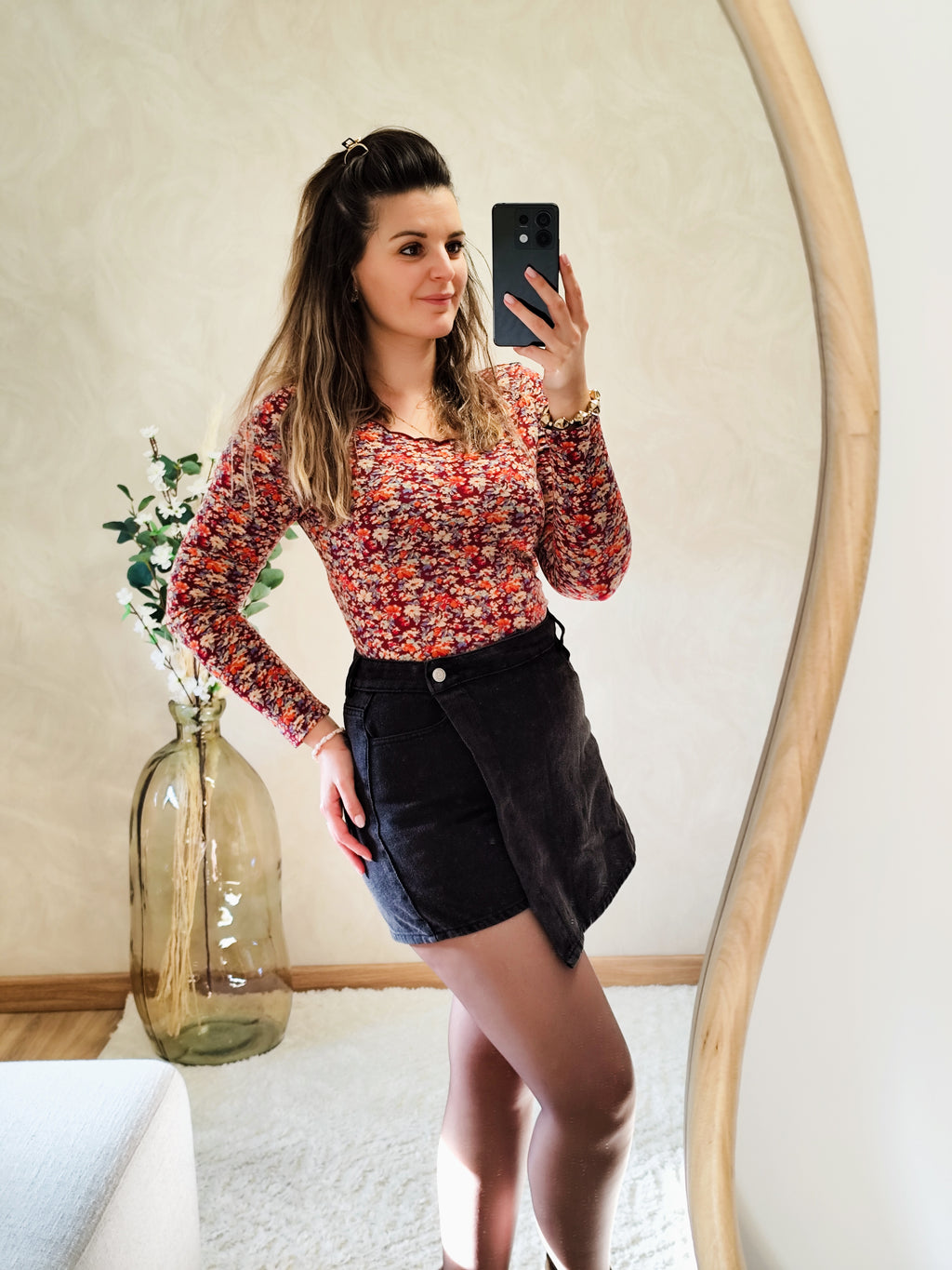 🖤 Jupe short Jade – Noire
