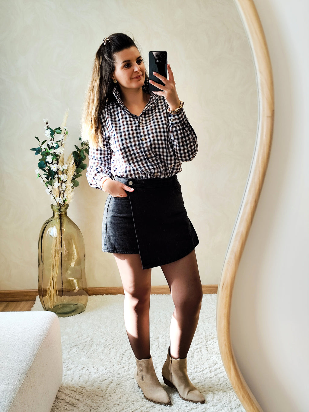 🖤 Jupe short Jade – Noire