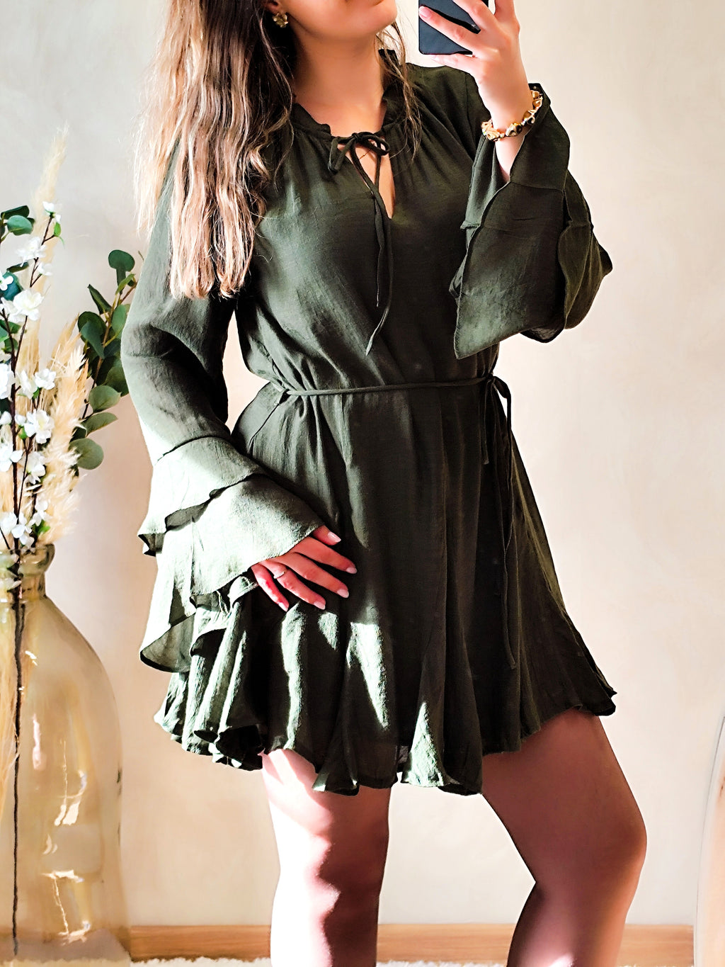 🤎 Robe Alix – Kaki