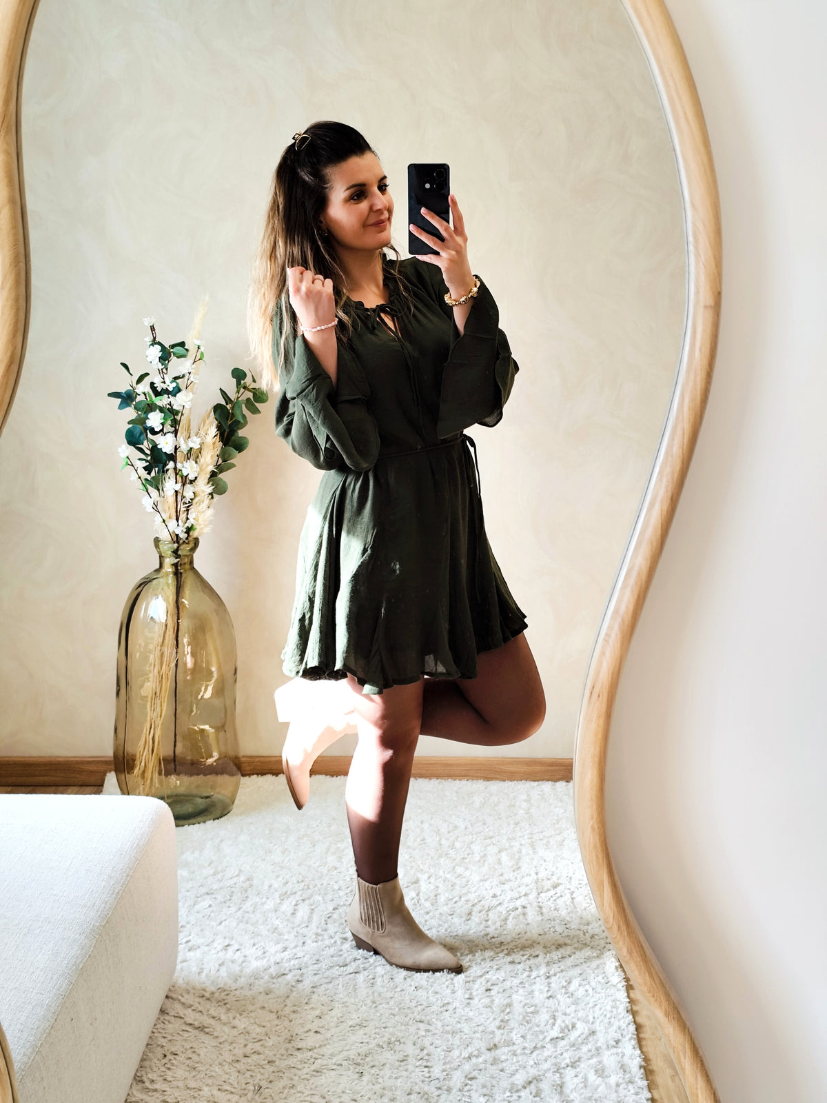 🤎 Robe Alix – Kaki