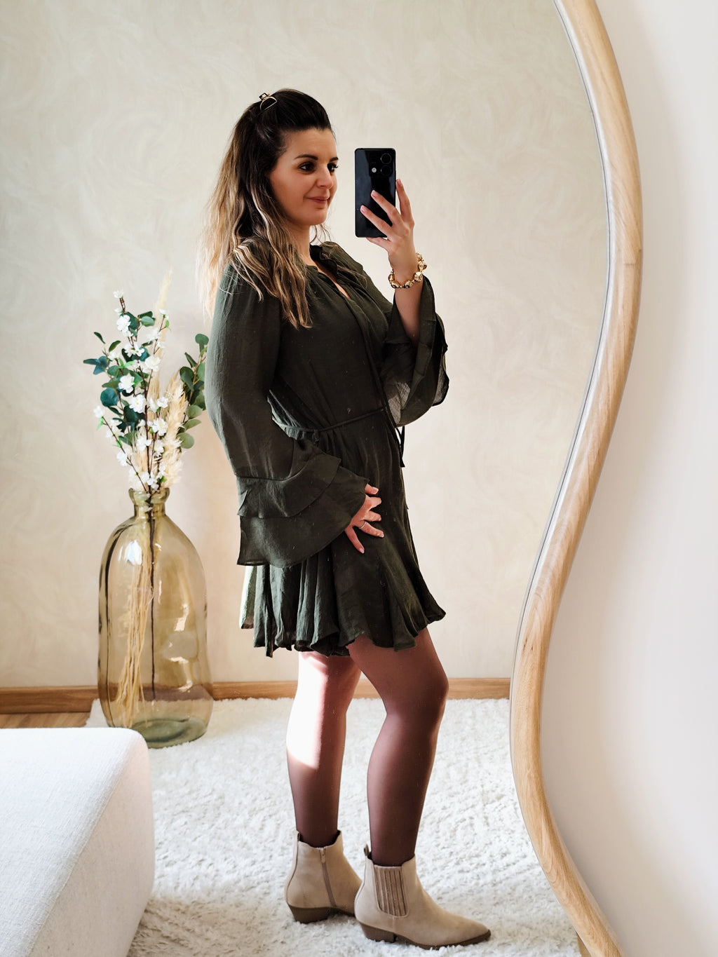 🤎 Robe Alix – Kaki