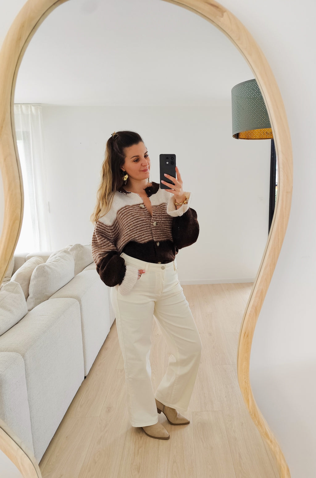 🤎 Gilet Soline – Chocolat