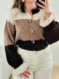 🤎 Gilet Soline – Chocolat