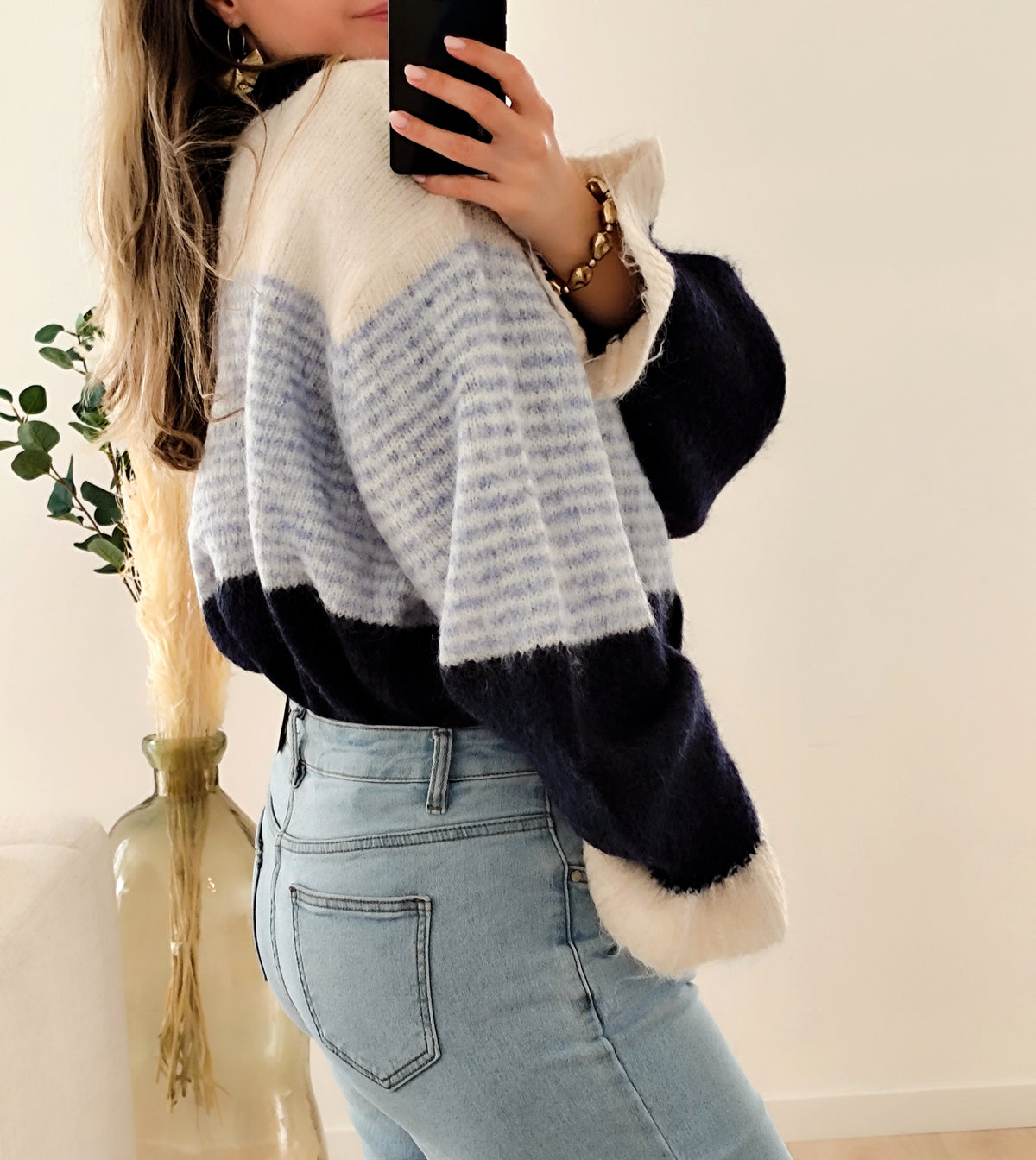 💙 Gilet Soline – Bleu marine